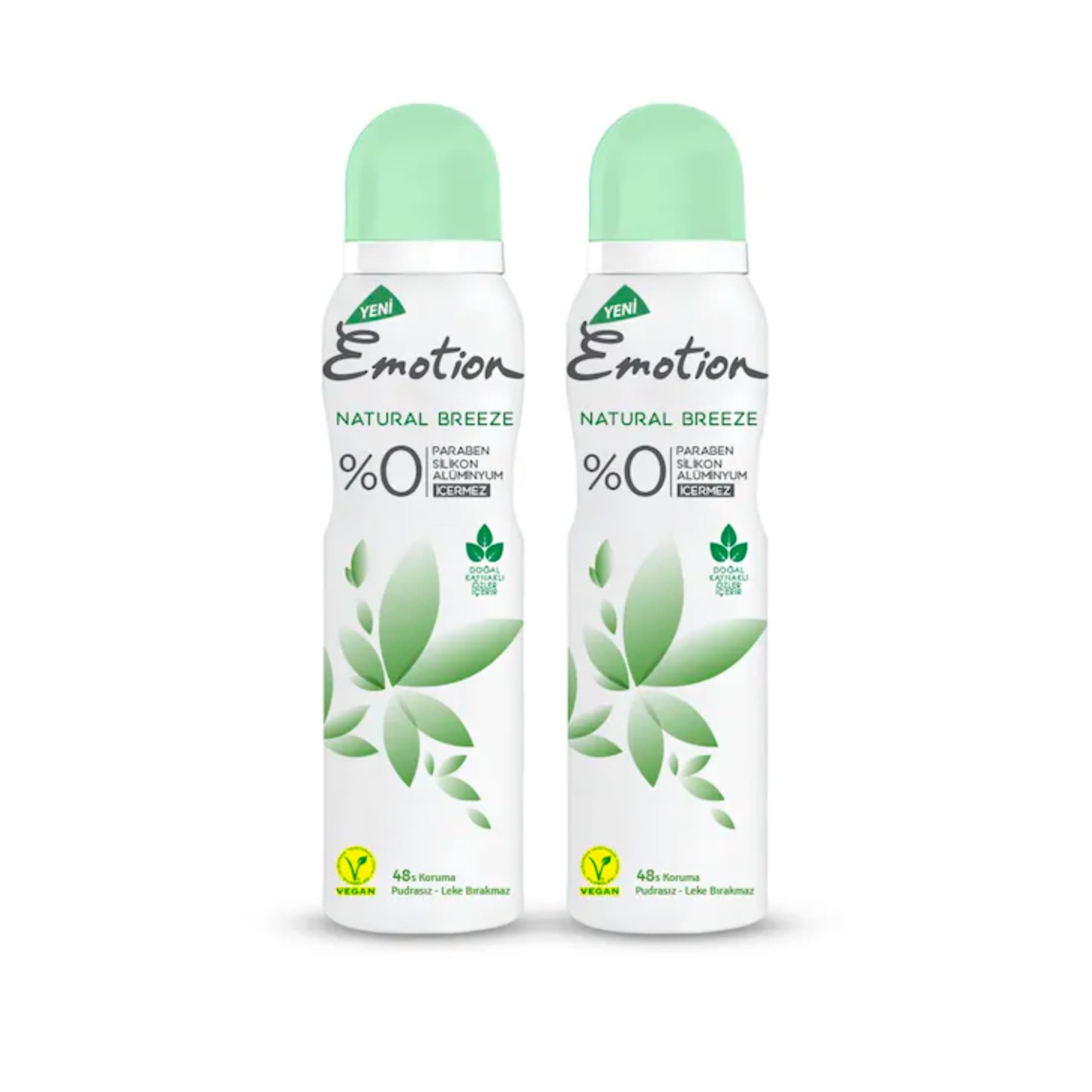 Emotion Natural Breeze Kadın Sprey Deodorant 150 ML x 2